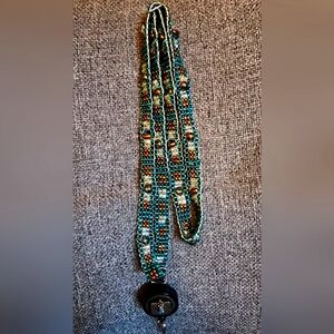 Loom woven lanyard